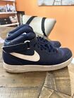 Nice! Nike Air Force 1 Mid Mens Size 14 Navy Blue 315123-407 Basketball sneakers