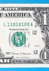 L 11010100 A : True BINARY $1 One Dollar Bill Serial Number