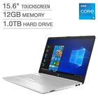 HP 15-dw3015cl Touch Screen Laptop 15.6 HD,  i5-1135G7/ 12GB/ 1TB HDD