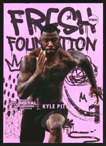 2021 Metal Universe Fresh Foundation Precious Metal Gem Pink #FF7 Kyle Pitts /75