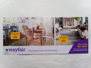 Wayfair 10% off coupon for first order online (expire May 14, 2024)