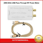 20M-3GHz USB Pass-Through RF Power Meter Tester w/ Shell RF Power Meter-V4.0