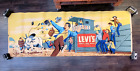 Vintage Levi's Poster  8 ft x 2 ft 10 in  1950~60's Rare
