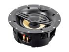 Monoprice 2-Way Back Ceiling Speakers - 6.5in - Black W/Covered Crossover (Pair)