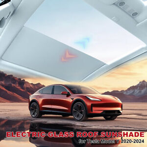 For Tesla Model Y 2020-2024 Electric Smart AUTO Glass Roof Sunshade