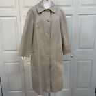 Vintage 70-s Forecaster of Boston Trench Coat Tan Women’s Size Large