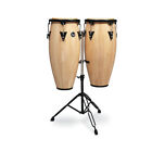 Latin Percussion Aspire Series 10/11-Inch Conga Set with EZ Curve Rims Natural