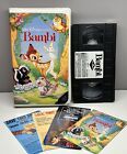 Walt Disney Bambi VHS Video Tape Black Diamond Classic Clamshell Case VTG RARE!