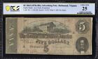 T-69 $5 Confederate w/ Ford’s Hotel - Richmond, Virginia Advertising PCGS VF 25
