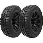 (QTY 2) 35x12.50R22LT Gladiator QR900-M/T 117Q Load Range E Black Wall Tires