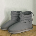 Dream pairs Faux Fur Lined Snow Boots gray winter booties woman's
