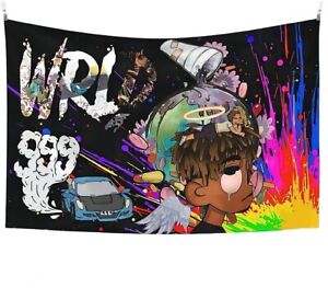 Juice World Rapper Tapestry Hip Hop Wall Art Tapestry Funny Anime Rap 60