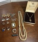 TRUE VINTAGE Sterling Silver Jewelry Lot Some Signed! D'or Uncas Roma Beau NICE