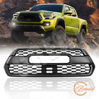 For 2016-2023 Tacoma Front Bumper Grille With Accessories Matte Black ABS (For: 2023 Tacoma)