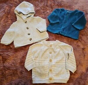 baby Girl Boy Sweater Jacket Clothes 0-3 months Old Navy Zutano Cloud Island