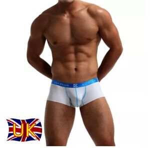 men's briefs sexy underwear boxers cotton gym pouch fit hot male fashion solid