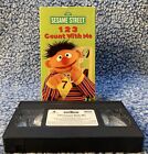 Sesame Street: 1 2 3 Count With Me VHS 1997 Kids Educational