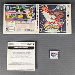 COMPLETE Pokemon Y (Nintendo 3DS, 2013) CIB Cleaned & Tested