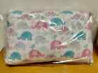 100% Cotton and Hypoallergenic Elephant Print Toddler Pillow 13x18