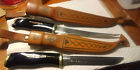 Normark Martini Puuko and Fillet Knife set made 1967 Excellent Cond. Stainless
