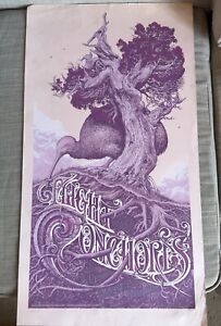 Damaged 2009 Flight of the Conchords Greek Theatre Poster Print Aaron Horkey
