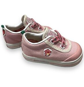 New ListingVintage Baby Infant Strawberry Shortcake Stride Rite Pink Kids Vtg Shoes Sz 2