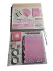 DIY Arts And Crafts Journal Kit For Girls Fun Journaling Set Pink Glitter NEW