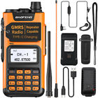 BAOFENG GM-15 PRO GMRS Repeater Capable NOAA Two Way Radio & GMRS Soft Antenna