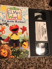 Elmos World - The Great Outdoors VHS Video