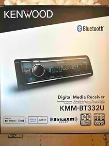 Kenwood KMM-BT332U Bluetooth Single DIN Car Stereo with USB Port, AM/FM Radio