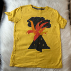 Tea Collection Volcano Graphic T-Shirt Yellow Gold Size 8