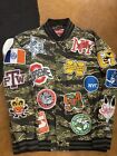 Supreme 07 NCAA NCCA Varsity Jacket Camo RARE Franchise Patches Large