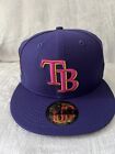 New Era Tampa Bay Devil Rays Taco Pack World Series Patch 59Fifty Hat Club 7 3/8