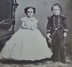 1860s CDV Carte Photo Barnum Commodore Nutt Minnie Warren At Tom Thumb Wedding