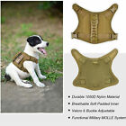 Tactical Adjustable Cat Puppy Small Dog military Vest Harness Rubber Handle