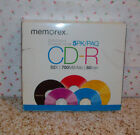 Blank Media Memorex Cool Colors CD-R 52X 700MB 80 min (5 Pack) SEALED NEW