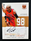 2004 Fleer History of the Draft Vince Carter Auto 70/99#AN