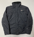 The North Face HyVent Jacket Women Large Black Nylon Insulated Waterproof