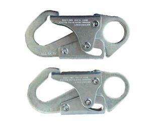 2-Pack, Line Yoke Niagara Safety Products N-3810 Rope/Cable Snap Hook Carabiner