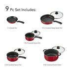 9 Piece Cookware Set Nonstick Pots and Pans Home Kitchen Cooking Non Stick,USA