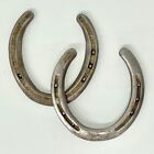New Listing2 Vintage Metal Horseshoes Authentic Worn by Real Horses Heavy!