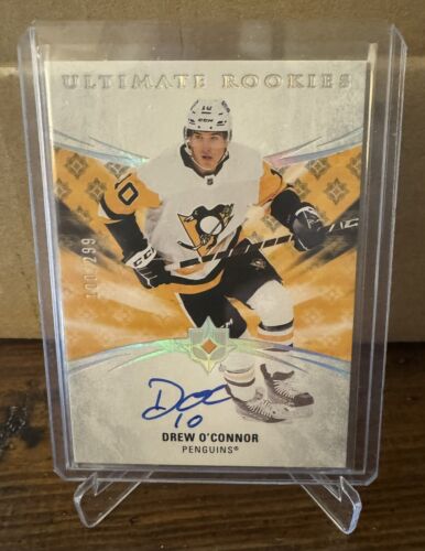 2020-21 UD Ultimate DREW O’ CONNOR Auto RC!! 100/299 Pittsburgh Penguins 🐧 🔥
