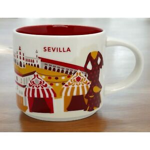 Starbucks Sevilla Seville Spain You Are Here Collection YAH Coffee Mug Cup 14 oz