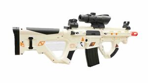 Electric Gel Ball Blaster CQR Toy Automatic Outdoor Rifle: White Color