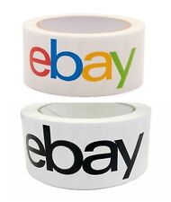 2 Rolls eBay Branded Shipping Tape Black and Color Logo 2
