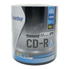 100 Smartbuy Diamond CD-R 48X 700MB/80min White Inkjet Hub Printable Blank Disc