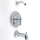 🆕 Moen T2903NH Gibson Posi-Temp One-Handle Tub Shower Faucet Trim - Chrome
