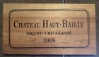 Rare Wine Crate Wood Panel - Chateau Haut-Bailly 2009