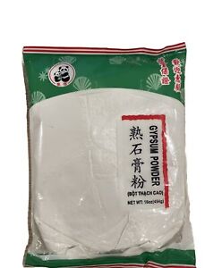 FOOD GRADE GYPSUM POWDER TOFU COAGULANT 1 LB (454g) CALCIUM SULFATE Panda Brand