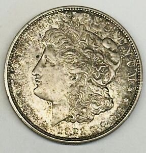 1921-D - The ONLY Denver Minted Morgan Silver Dollar - 90% - Last Year Historic